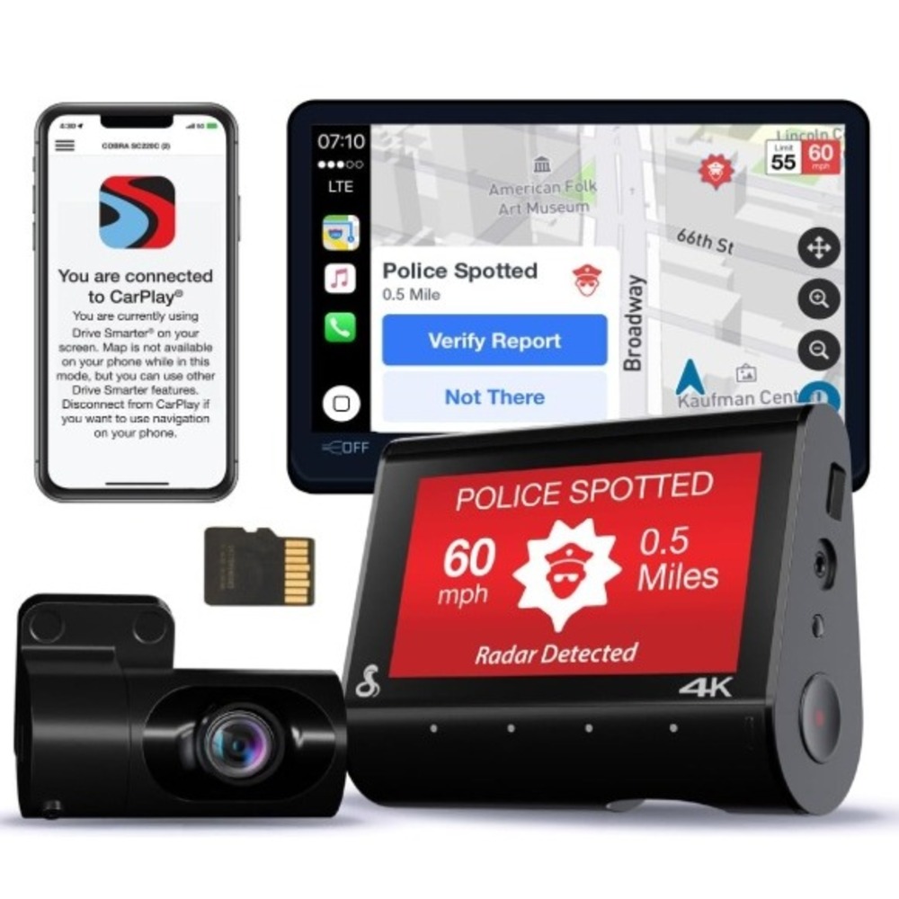 Cobra SC 250R 4K Rear View Wired Camera 3" Display (GNP017272)
